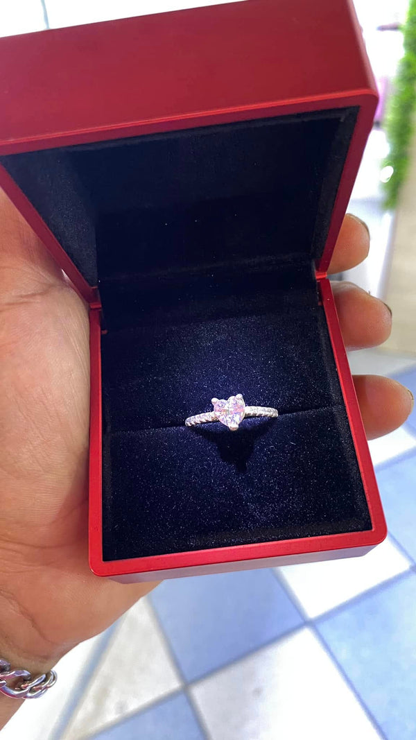 Anillo Corazón de Plata