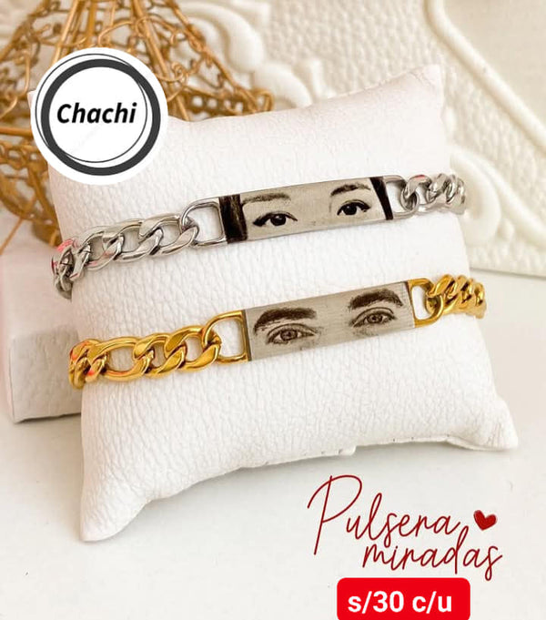 PULSERA CON MIRADA PERSONALIZADA