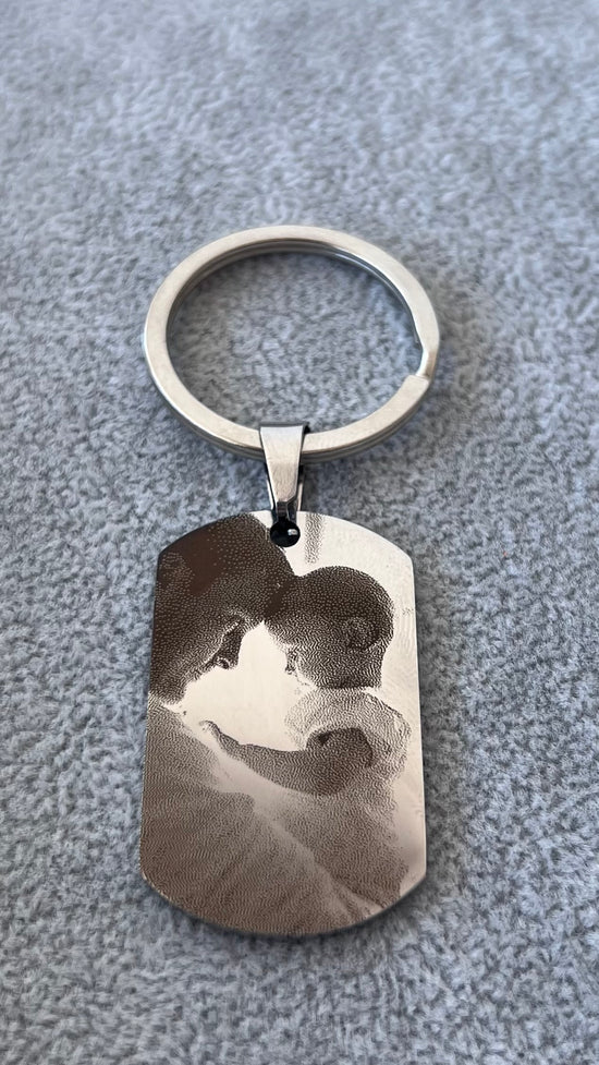 LLAVERO EN FOTOGRABADO