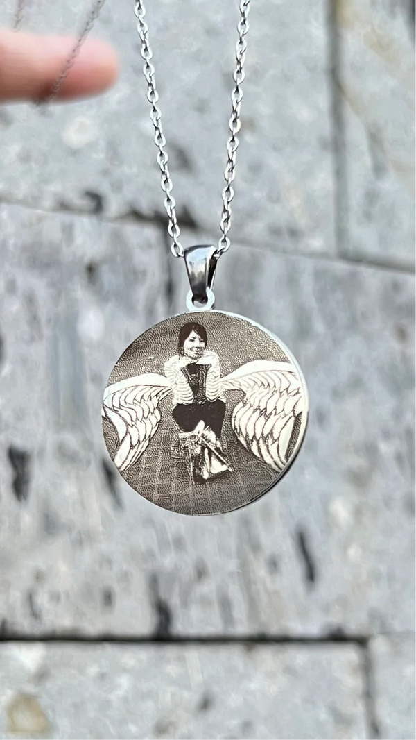 FOTOGRABADO CIRCULAR EN ACERO